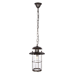 Уличный подвесной светильник с цилиндрическим плафоном на цепи Elysian Lanterns варинант исполнения - 1 | Loft Concept в Брянске