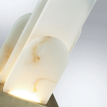 Настольная лампа с белыми вертикальными элементами Alabaster Totem   варинант исполнения - 7 | Loft Concept в Брянске