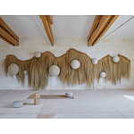 Большая дизайнерская Инсталляция из соломы RAFFIA Installation  варинант исполнения - 3 | Loft Concept в Брянске