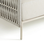 Диван садовый с плетеными ремешками и спинкой  Kleo варинант исполнения - 4 | Loft Concept в Брянске