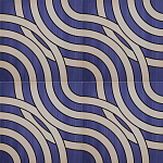 Дизайнерская плитка с узором Круги  варинант исполнения - 1 | Loft Concept в Брянске