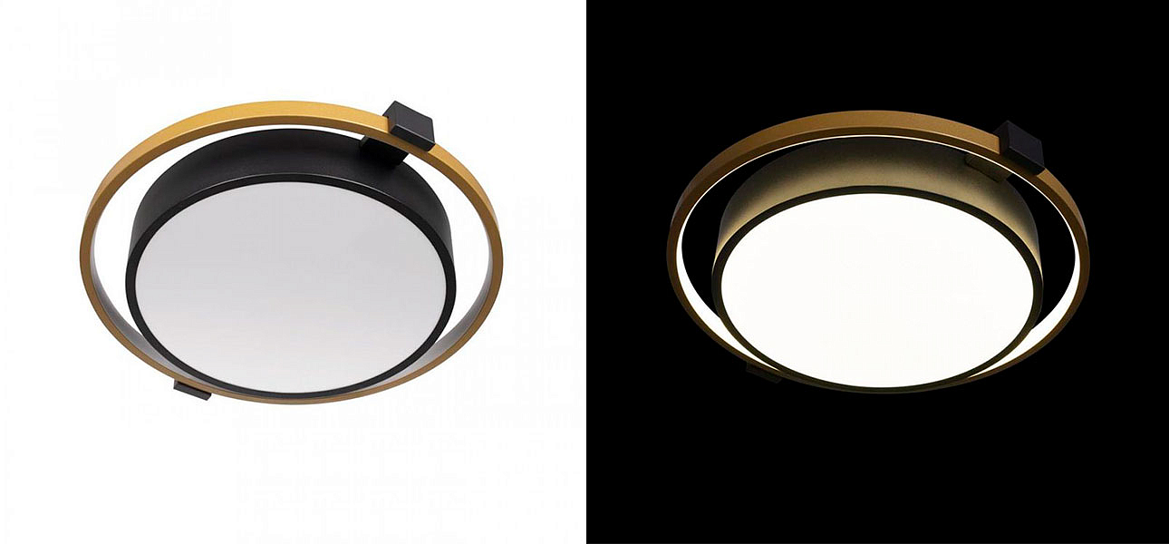 Потолочный светильник Gold Round Saturn Потолочный светильник Gold Round Saturn - Loft-Concept в Брянске