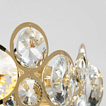 Люстра подвесная из золотых колец 57 см Golden Circles варинант исполнения - 7 | Loft Concept в Брянске