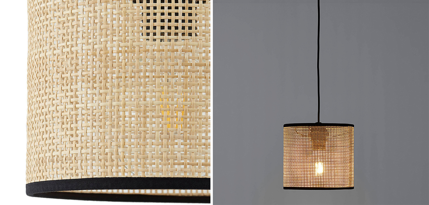 Подвесной светильник Ottar Wicker beige black Подвесной светильник Ottar Wicker beige black - Loft-Concept в Брянске