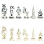 Шахматы Северные народы в ларце из натурального бука Decorative Thematic Chess варинант исполнения - 5 | Loft Concept в Брянске