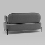 Диван в велюровой обивке серого цвета COLOR BLOCK варинант исполнения - 4 | Loft Concept в Брянске