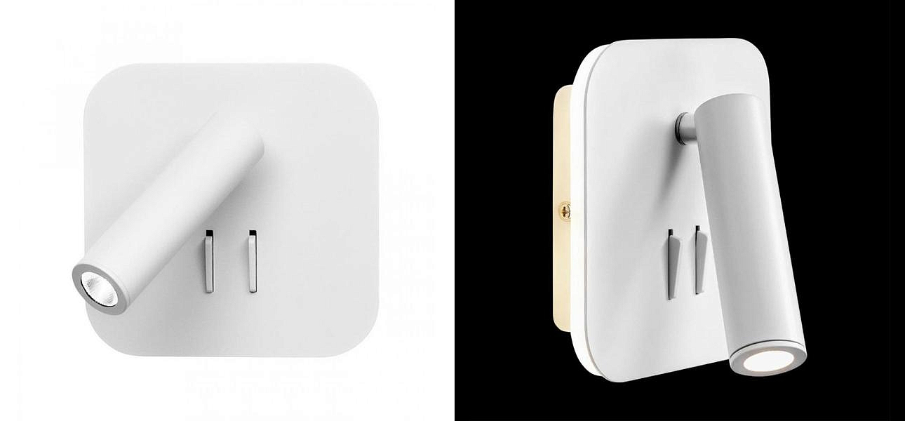 Бра Chelsom WALL LED DOCK White Square Бра Chelsom WALL LED DOCK White Square - Loft-Concept в Брянске
