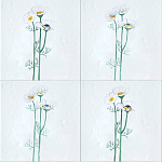 Плитка с узором Ромашки варинант исполнения - 1 | Loft Concept в Брянске