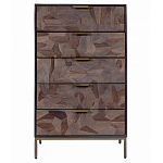 Высокая тумба с выдвижными ящиками Mosaic варинант исполнения - 1 | Loft Concept в Брянске