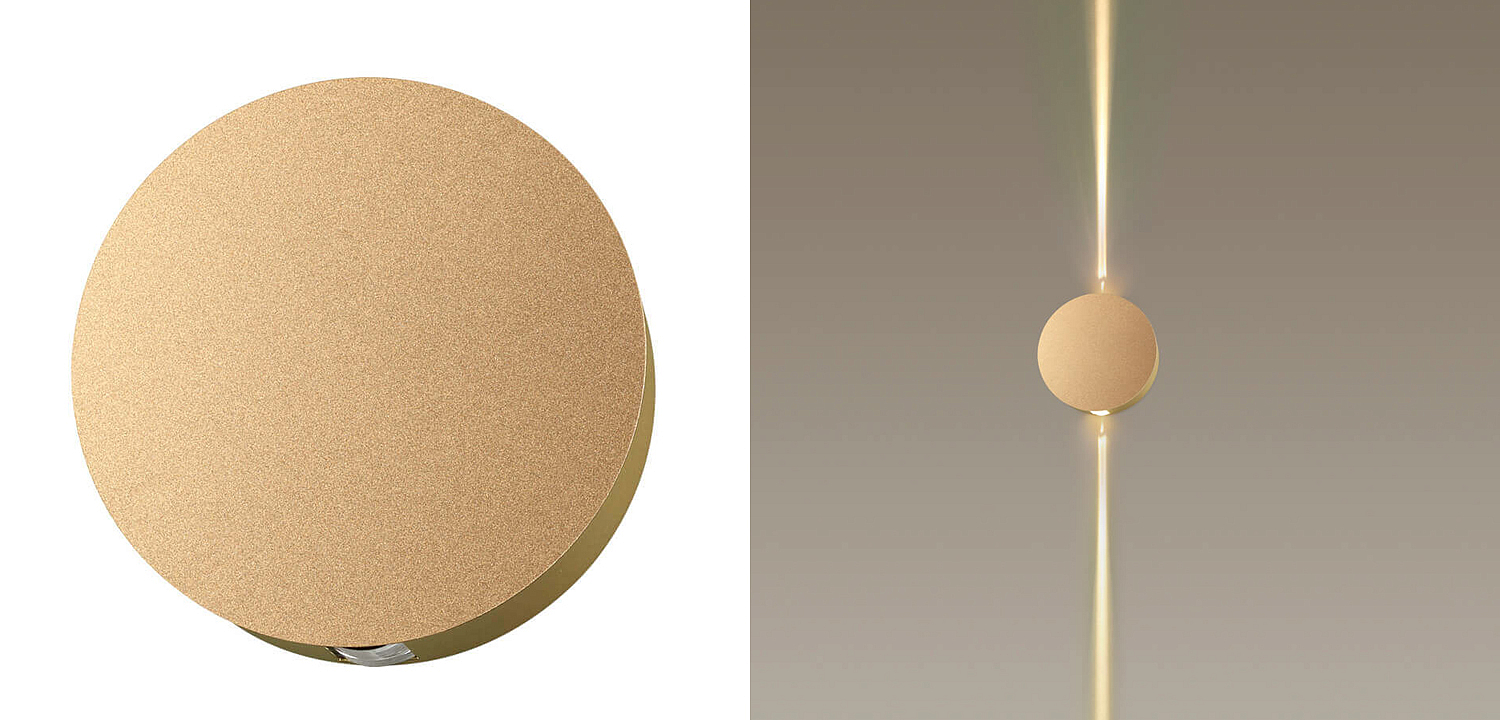 Спот Jedi Beam Sconce Circle gold Спот Jedi Beam Sconce Circle gold - Loft-Concept в Брянске
