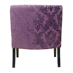 Полукресло с мягкой обивкой из жаккарда на 4-х ножках из массива березы Baroque Armchair violet варинант исполнения - 2 | Loft Concept в Брянске