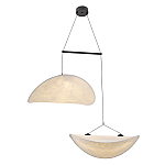 Подвесной светильник с белыми плафонами в форме облака Диаметр 60+60 см Cloud Junction варинант исполнения - 1 | Loft Concept в Брянске