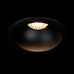 Встраиваемый спот светодиодный круглый черного цвета с углублением Ombra Lux  варинант исполнения - 1 | Loft Concept в Брянске