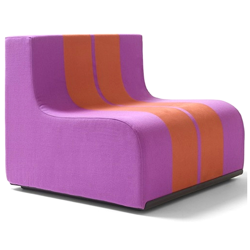 Дизайнерское кресло розовое Poltronova Sofo Rosancio Armchair Розовый Оранжевый в Брянске | Loft Concept 