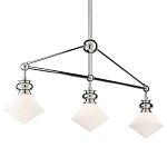 Люстра линейная с ромбовидными плафонами Pointed Diamond Shade варинант исполнения - 2 | Loft Concept в Брянске