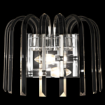 Бра цвета никель с изогнутыми хрустальными элементами Radiant Ribbons варинант исполнения - 1 | Loft Concept в Брянске