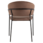 Стул в велюре коричневого цвета Horizon варинант исполнения - 4 | Loft Concept в Брянске