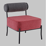 Кресло Ponpoun тёмно-серый бордо варинант исполнения - 1 | Loft Concept в Брянске