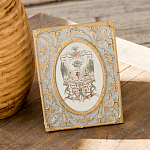 Декоративный постер в раме с рельефным растительным узором арабески New Collection of Arabesques Poster варинант исполнения - 5 | Loft Concept в Брянске