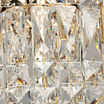 Потолочный светильник круглый с прозрачными подвесками Lunet варинант исполнения - 5 | Loft Concept в Брянске