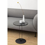 Кофейный столик черный круглый Graceful Base варинант исполнения - 1 | Loft Concept в Брянске