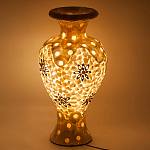 Настольная лампа из перламутра в виде вазы Indonesian Vase варинант исполнения - 2 | Loft Concept в Брянске