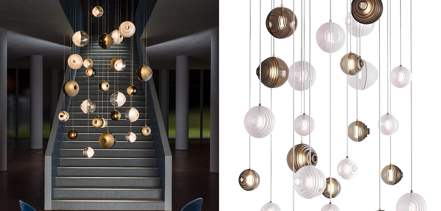 Каскадная Люстра Loft Industry Modern Glass Universe - Loft-Concept в Брянске