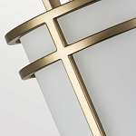 Бра с геометрическим каркасом и матовым белым цилиндрическим плафоном Feiss варинант исполнения - 2 | Loft Concept в Брянске