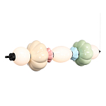 Подвесной светильник линейный с керамическими элементами 24W LED Fragrant Light варинант исполнения - 4 | Loft Concept в Брянске