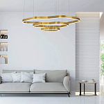 Люстра подвесная с 3-мя ассиметричными светодиодными лампами Golden Current варинант исполнения - 2 | Loft Concept в Брянске