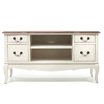 ТВ-тумба из массива берёзы с ящиками и открытыми полками Interiors Romance варинант исполнения - 1 | Loft Concept в Брянске