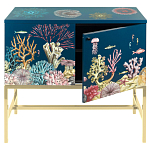 Буфет ручная роспись в морском стиле Cabinet Fondo Marino  варинант исполнения - 3 | Loft Concept в Брянске