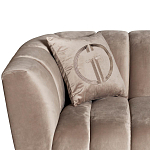 Диван трехместный велюровый серый Island of Comfort варинант исполнения - 2 | Loft Concept в Брянске