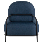 Кресло в синей рогожке COLOR BLOCK варинант исполнения - 4 | Loft Concept в Брянске