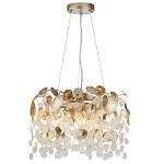Люстра с декоративными подвесками из прозрачного стекла в форме монеток FAIRYTREE Light варинант исполнения - 3 | Loft Concept в Брянске