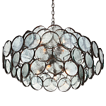 Люстра с каскадом из круглых стеклянных дисков Small Round Sequins варинант исполнения - 2 | Loft Concept в Брянске