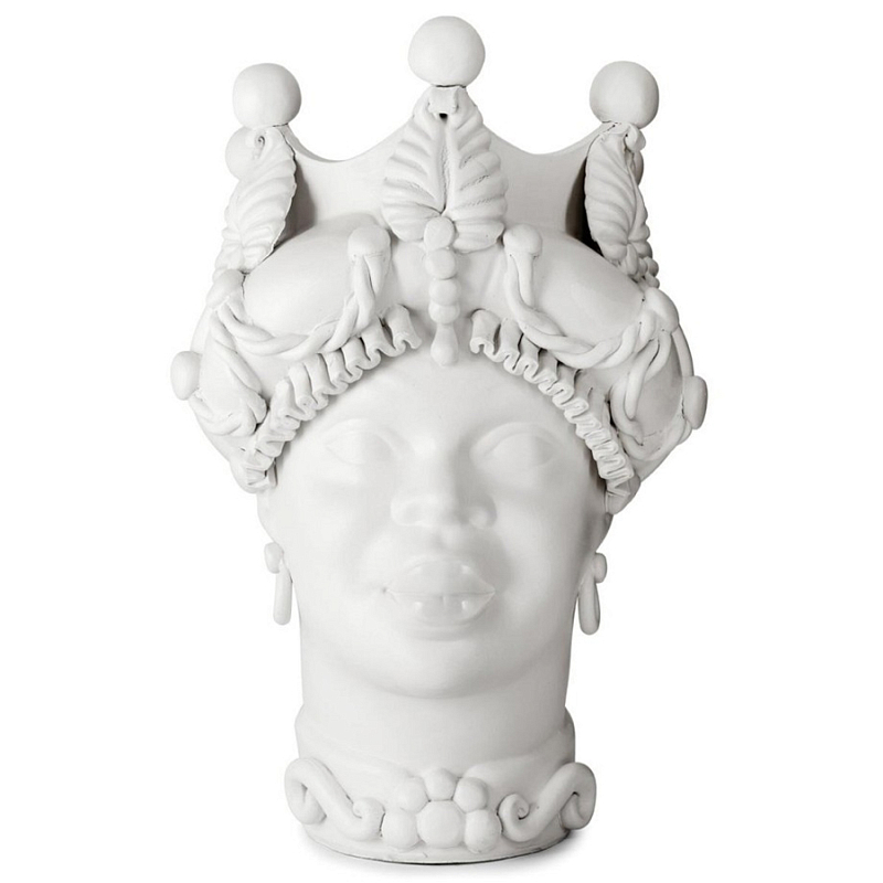Ваза Vase Moro Lady Baroque White Matt Белый Ваза Vase Moro Lady Baroque White Matt Белый в Брянске | Loft Concept