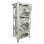 Стеллаж для детской с животными с плетенными корзинами Cute Elephant варинант исполнения - 2 | Loft Concept в Брянске