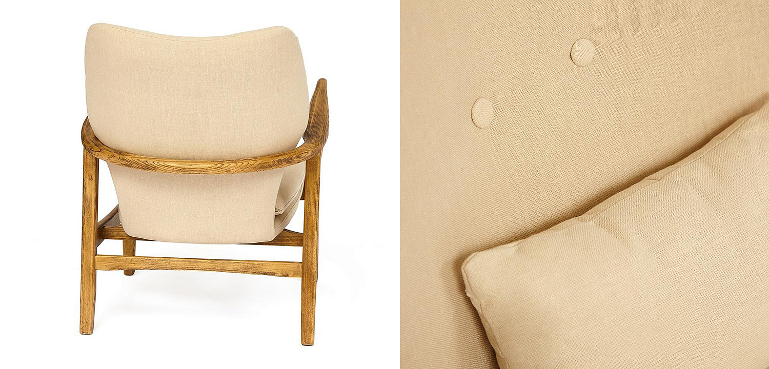 Кресло Makeshift armchair beige Кресло Makeshift armchair beige - Loft-Concept в Брянске