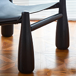 Кресло черно-белое со съемными подушками Celebrity варинант исполнения - 5 | Loft Concept в Брянске