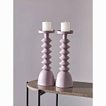 Подсвечник фигурный розовый Bright Accent 36 см варинант исполнения - 3 | Loft Concept в Брянске