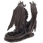 Декоративная статуэтка Дракон Dragon Dark Bronze Statuette варинант исполнения - 4 | Loft Concept в Брянске