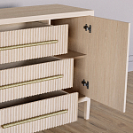 Буфет Primo с тремя ящиками и двумя фасадами Светлый дуб варинант исполнения - 6 | Loft Concept в Брянске