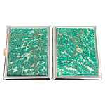 Портсигар с газовой зажигалкой из натурального камня Амазонит Stone Cigarettes Cases варинант исполнения - 4 | Loft Concept в Брянске