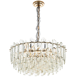 Круглая многоярусная люстра с хрустальным декором Cascade Waterfall Crystal Chandelier 12 варинант исполнения - 2 | Loft Concept в Брянске