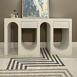 Белая консоль с ящиками Endor White варинант исполнения - 1 | Loft Concept в Брянске