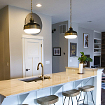 Подвесной светильник с круглым белым плафоном в индустриальном стиле Feiss варинант исполнения - 6 | Loft Concept в Брянске