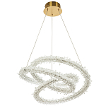 Фигурная люстра украшенная кристаллами из хрусталя Gilbertine Crystals Twisted Chandelier варинант исполнения - 2 | Loft Concept в Брянске