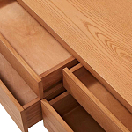 Длинная деревянная консоль с ящиками Espen Wooden Console варинант исполнения - 2 | Loft Concept в Брянске