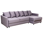 Диван трехместный раскладной Giorgio Sofa серый варинант исполнения - 1 | Loft Concept в Брянске